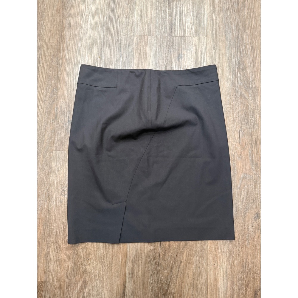 Theory Women's Size 8 Black Wool Blend Pencil Skirt Classic Career